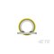 Te Connectivity Ring Terminal, 3/8 in Stud Size, 76.3 mmÂ², Nylon Insulated, Yellow 324084 - alternate 4